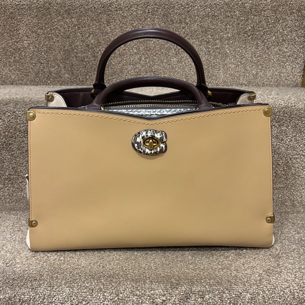 Coach, Mason, Tan and Brown Women's Handbag